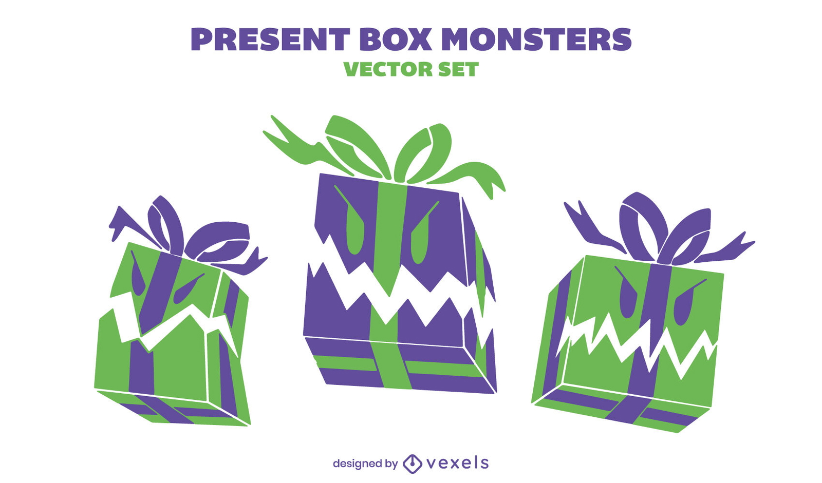 Angry Geschenkbox Monster präsentiert Trio-Set