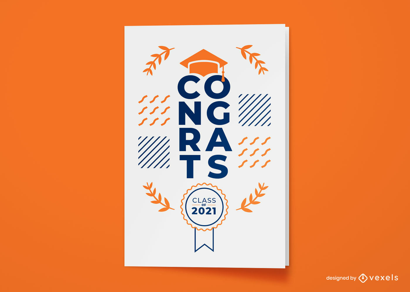 Tarjeta de felicitación de educación de ceremonia de graduación