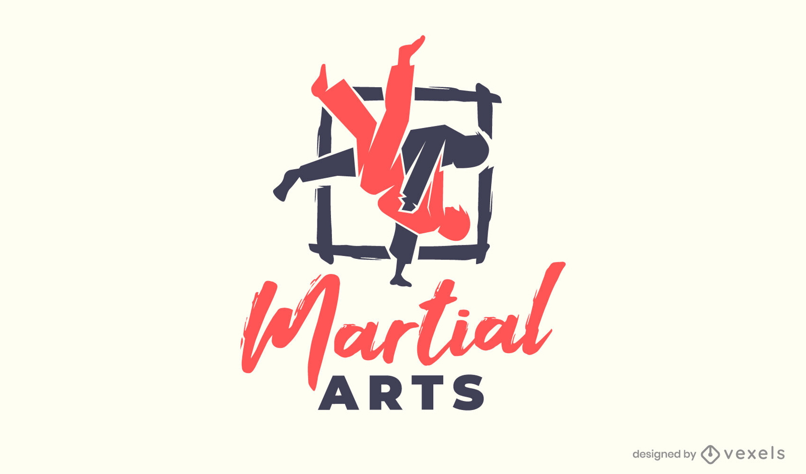 Kampfkunst Logo ausgeschnitten
