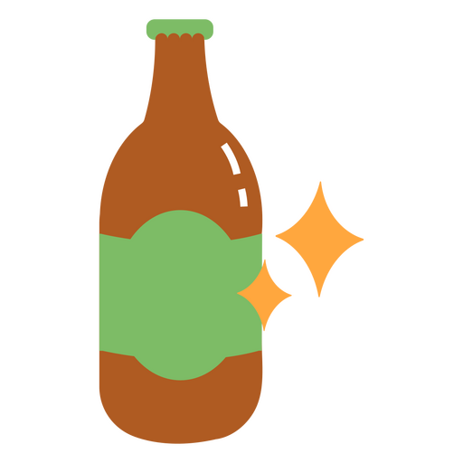 Drinks flat beer PNG Design