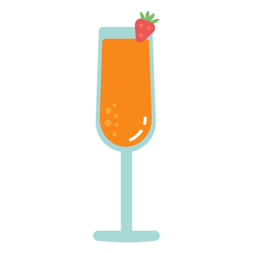 Trinkt flachen Cocktail PNG-Design