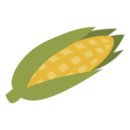 Comida plana de milho Desenho PNG