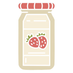 Frasco de morango Desenho PNG