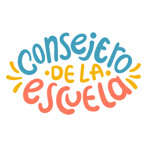 Spanische Zitatbeschriftung der Schulberaterausbildung PNG-Design