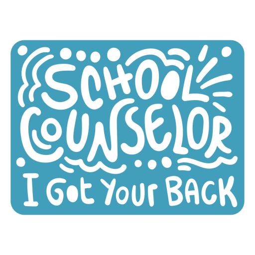 Counselor school education quote  PNG Design