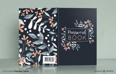 Blumenaquarell Natur Buchcover Design