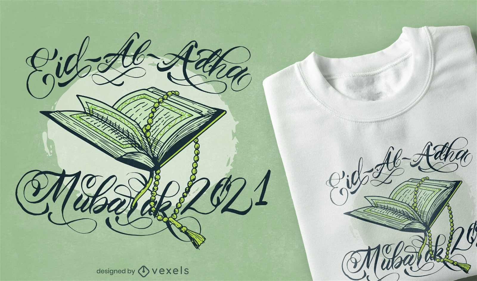 Design de t-shirt de citação religiosa muçulmana