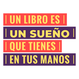 Reading dreaming Spanish quote badge
