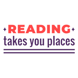 Reading places quote badge