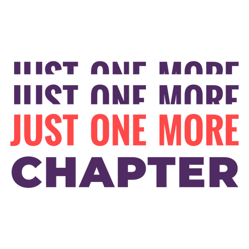 Insignia de cita de capítulo de lectura Diseño PNG