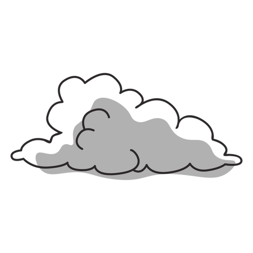 Designs PNG de nube para Camisetas e Merch