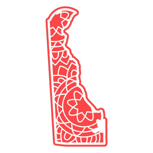 Delaware mandala states PNG Design