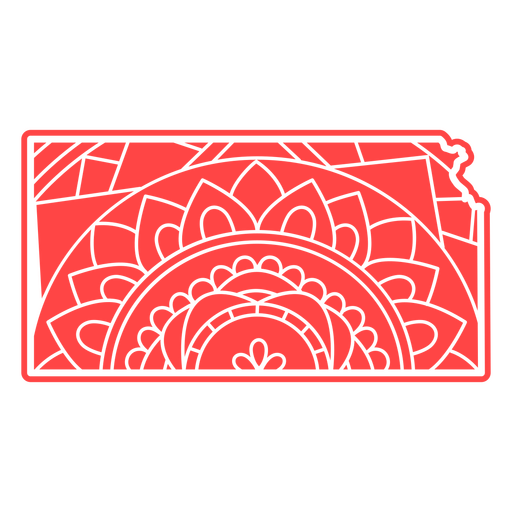 Mandala dos Estados kansas Desenho PNG