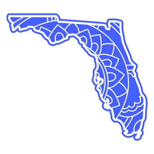 Florida-Mandala-Staaten PNG-Design