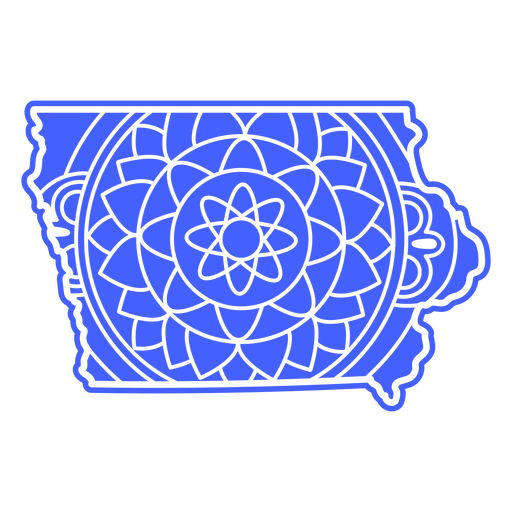estados da mandala de Iowa