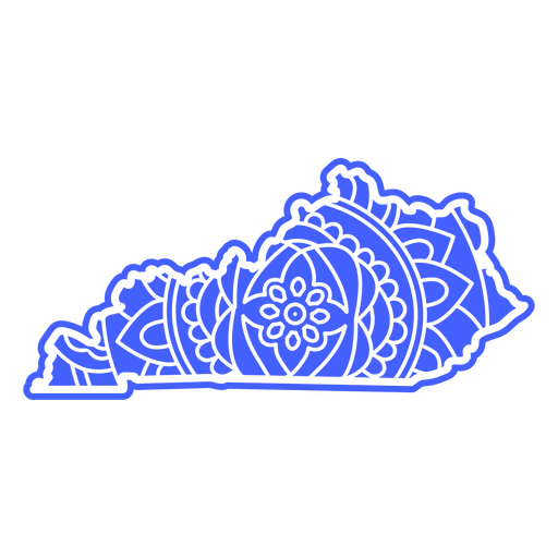 Estados da mandala de Kentucky Desenho PNG
