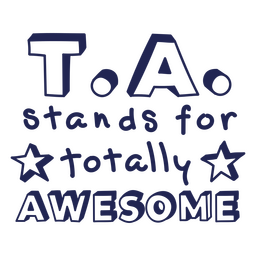 Awesome Teacher Assistant education quote badge PNG Design Transparent PNG