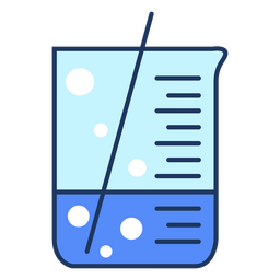 Ícone de tubo de química Desenho PNG