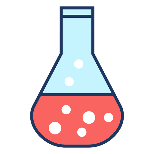 Ícone de ciência do destinatário de química Desenho PNG