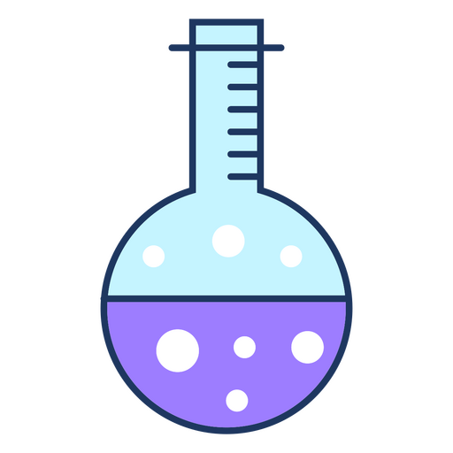 Icono de destinatario de química Diseño PNG