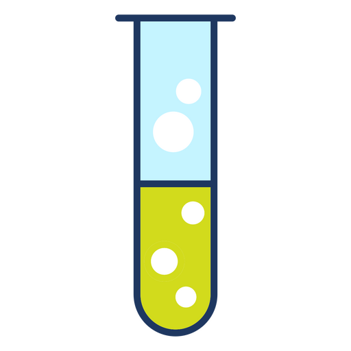 Icono de tubo de qu?mica de ciencia Diseño PNG