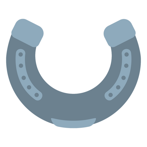 Simple gray horseshoe