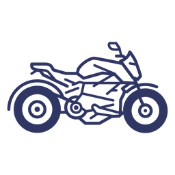 Motorbike stroke simple Transparent PNG
