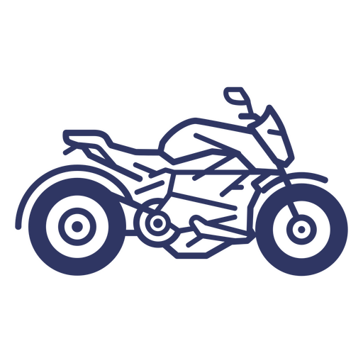 Curso de moto simples Desenho PNG