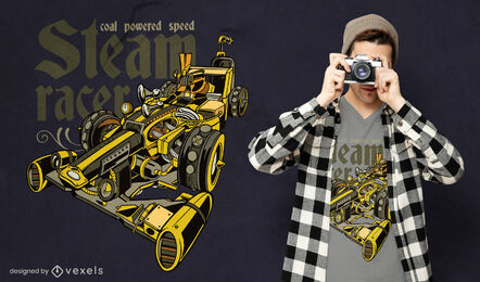 Steampunk Autotransport T-Shirt Design