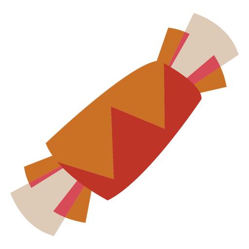 Caramelo plano de Halloween Diseño PNG