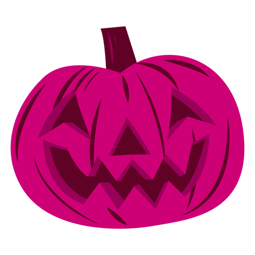 Abóbora plana de Halloween Desenho PNG