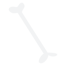 Bone flat halloween PNG Design
