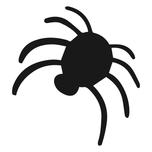 Spinnensilhouette Halloween PNG-Design