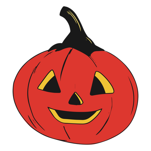Ilustração de abóbora de Halloween