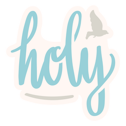 Letras de pomba sagrada Desenho PNG