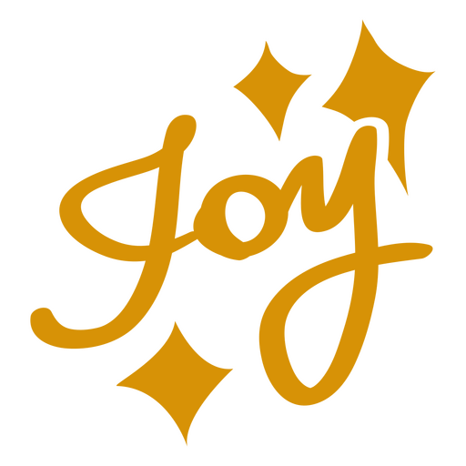 Inspirational lettering quote joy
