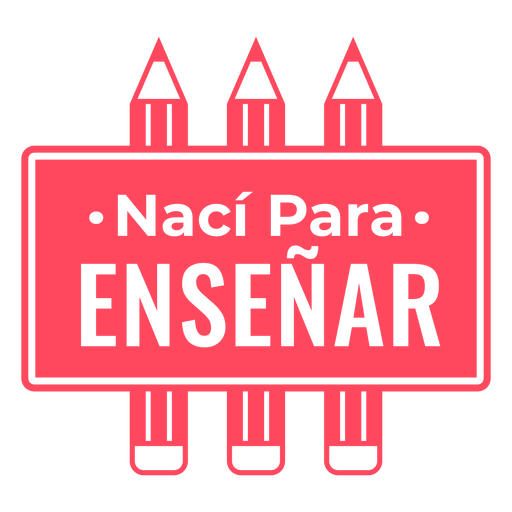 Lehrer-Spanisch-Zitat-Abzeichen PNG-Design