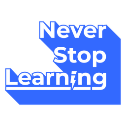 Distintivo de citação de aprendizagem do professor Desenho PNG