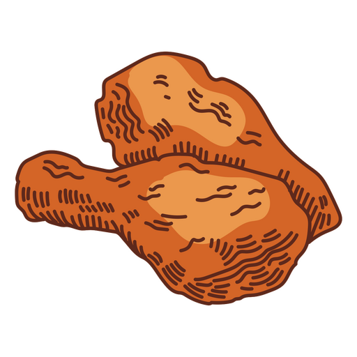 Food illustration chicken PNG Design