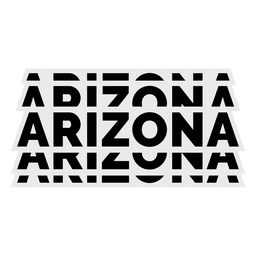 Letras en negrita de Arizona Transparent PNG