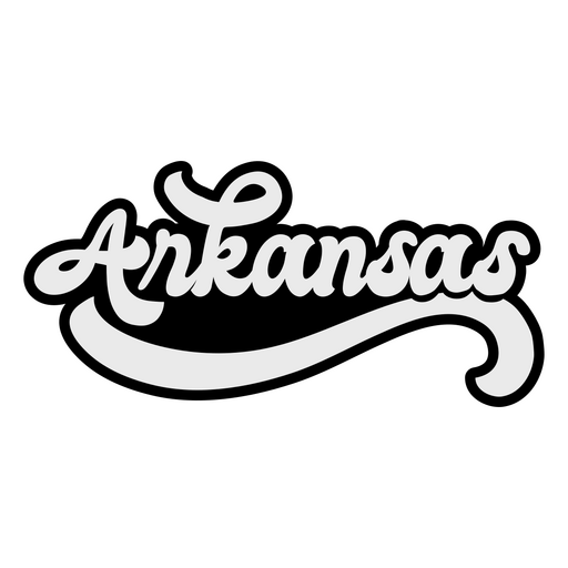 Staaten, die Arkansas beschriften