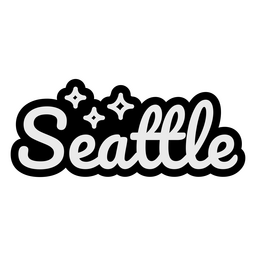 Letras cursivas de Seattle Diseño PNG