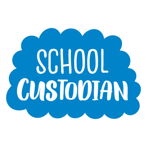 Insignia de cita de estudiante de educación de custodio escolar Diseño PNG