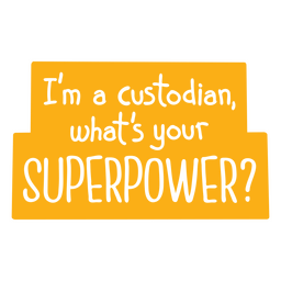 Distintivo de citação de educação de superpotência de guardião escolar