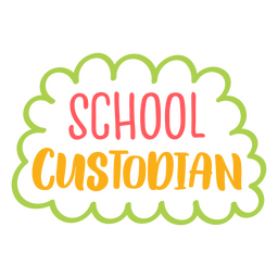 Insignia de cita de educación de estudiante de custodio de escuela Diseño PNG