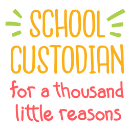 Distintivo de citação de pequenos motivos de guardião da escola de educação Transparent PNG