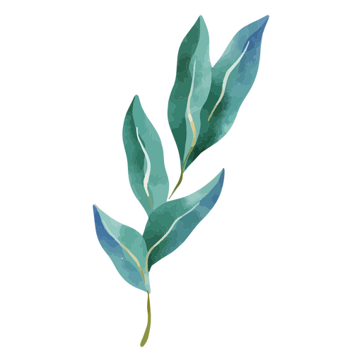 Desenho de plantas delicadas em aquarela Desenho PNG