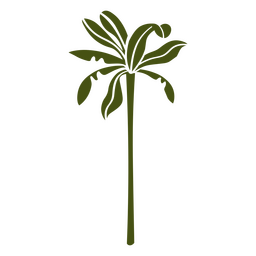Symbol für die Palme der Sommernatur PNG-Design