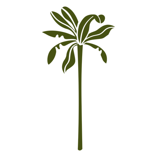 Icono de Palma de naturaleza de verano Diseño PNG