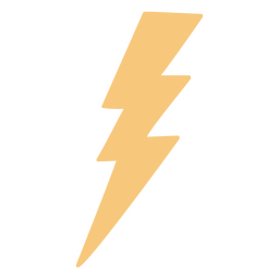 Summer nature lightning icon